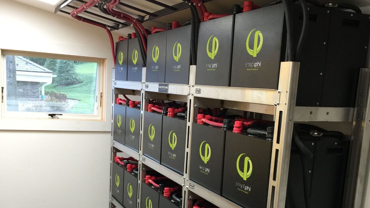Solar battery bank